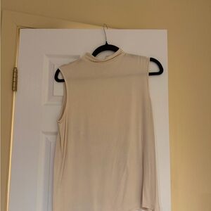 Banana Republic Sleeveless Beige Tank Top